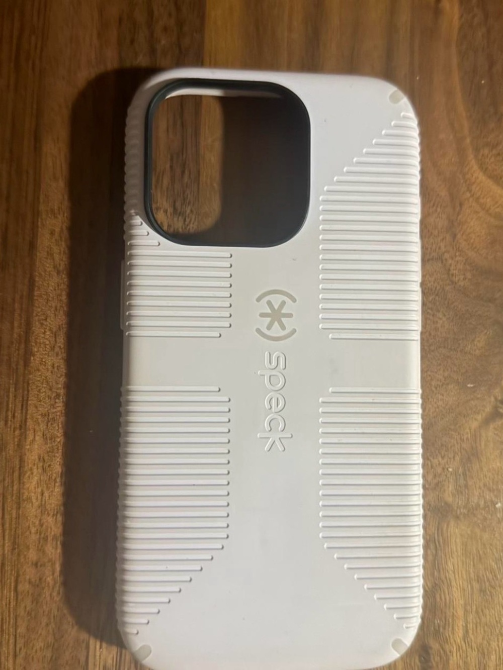 speck White Textured Grip Protective Phone Case